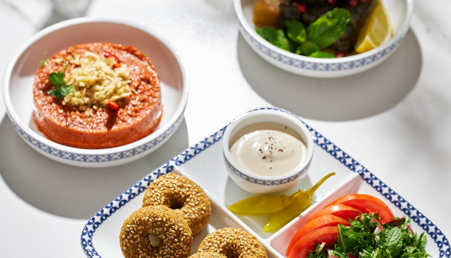 A mezze platter from Al Safadi. Image credit: Al Safadi